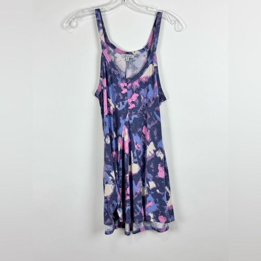 Women's Abstract Floral Tank Mini Dress